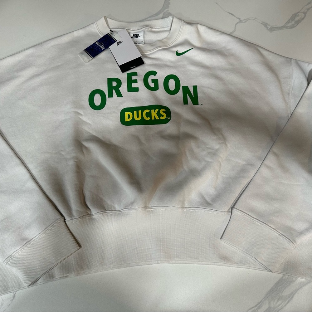 Oregon Ducks Women’s Nike Everyday Campus Loose Fit Sweatshirt Retail $62